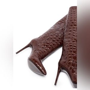 Paris Texas Croc Boots